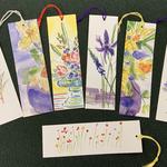 Watercolor bookmarks by Marilyn Schick purchase as a set or indivdually.